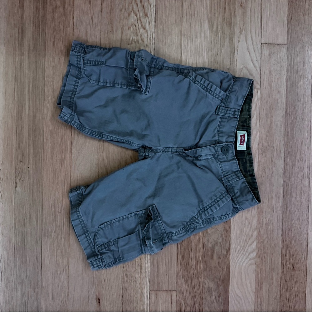 Levi's Charcoal Cargo Shorts